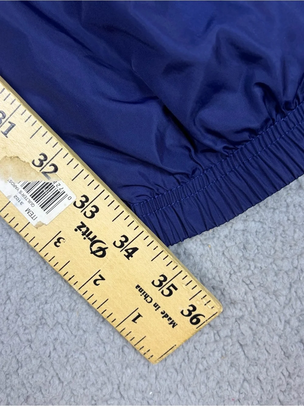 Vintage Y2K Nike Joggers Pants XLT Tall Blue Baggy Sweatpants Ankle Zips